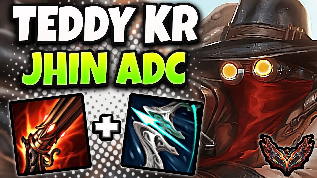 Jhin vs Caitlyn ADC [ Teddy ] Patch 13.4 Korea Grandmaster ✅