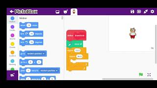 coding for circle pattern in pictoblox