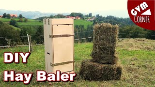 DIY Hay Baler / Heuballenpresse mit Wagenheber