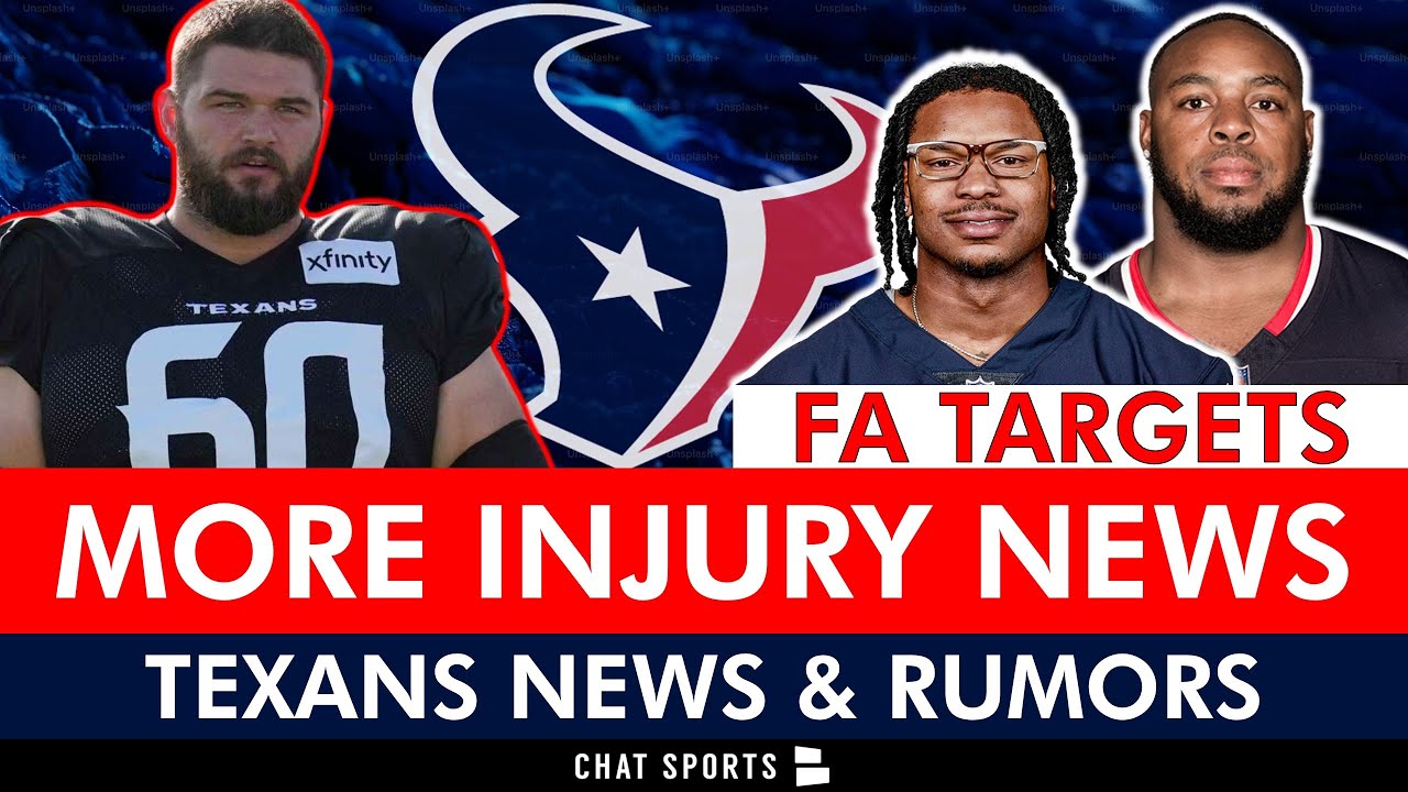 Texans Get A Double Dose Of BAD Injury News + Nick Caserio Signing Someone In NFL Free Agency?