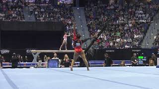 Jordan Chiles -  Floor Exercise -  2024 Core Hydration Classic  - Senior Women Session 2 Resimi