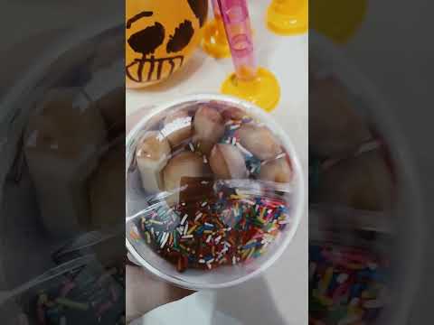 MISTER DONUT- DONUTS N DIP #asmr #yummy #donuts #misterdonut #bread #satisfying #viral #shorts