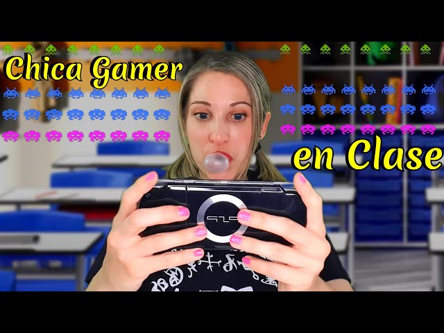 ASMR The GAMER Girl  Back class | spanish Roleplay SusurrosdelSurr