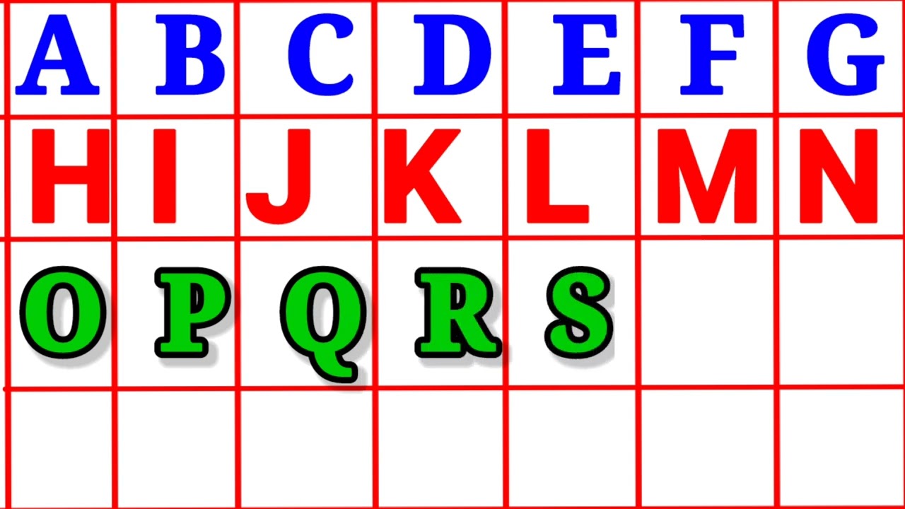 A to Z ALPHABET || recognise ABCD for kids || easy learning video