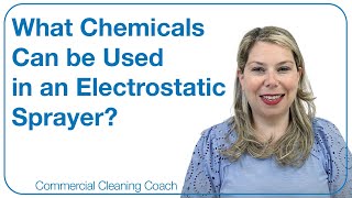 What Chemicals Can Be Used In An Electrostatic Sprayer?