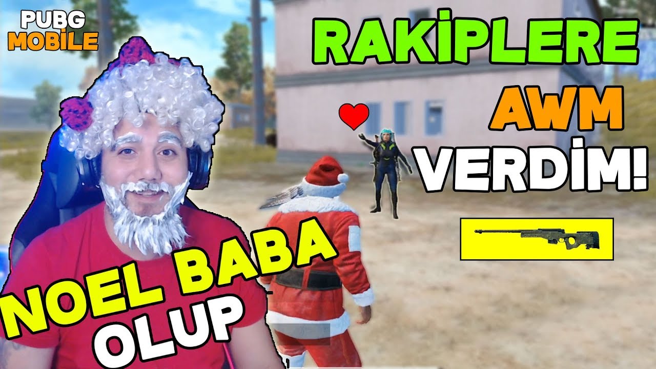 2020 ÖZEL! NOEL BABA OLUP RAKİPLERE SİLAH VERDİM! PUBG Mobile Komik Anlar