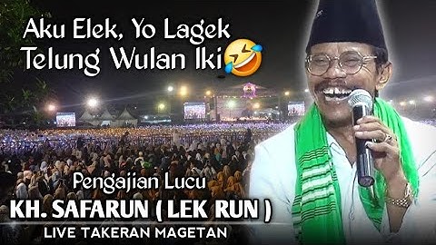 🔴 LIVE PENGAJIAN LUCU || KH. SAFARUN TERBARU 12 OKTOBER 2025 || DI TAKERAN MAGETAN || LEK RUN VIRAL