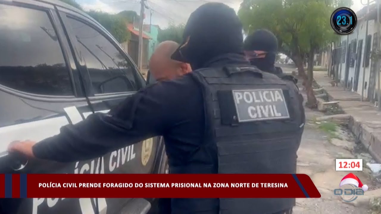 Polícia Civil prende foragido do sistema prisional na zona norte de Teresina 27 11 2023