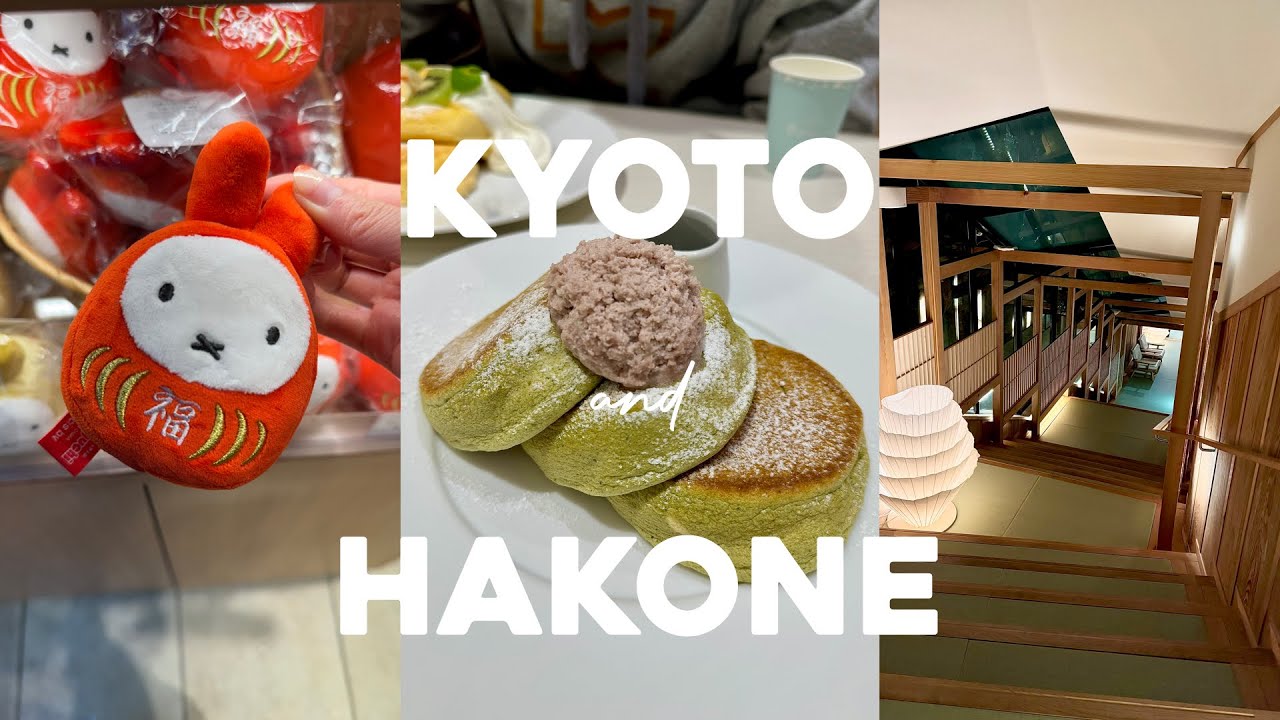 Kyoto & Hakone ⛩️ | exploring cute shops, nishiki market, and staying at a ryokan