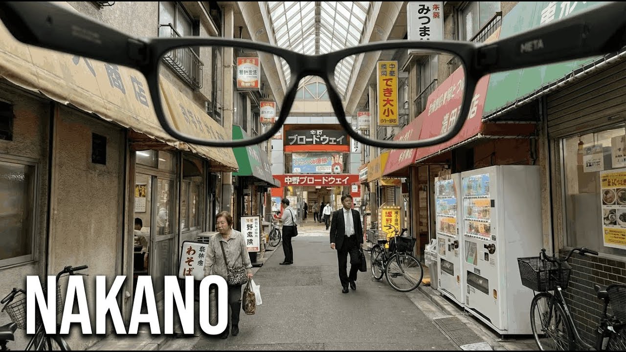 A Quiet Walk Through Tokyo’s Nakano Neighborhood (Meta Glasses POV)