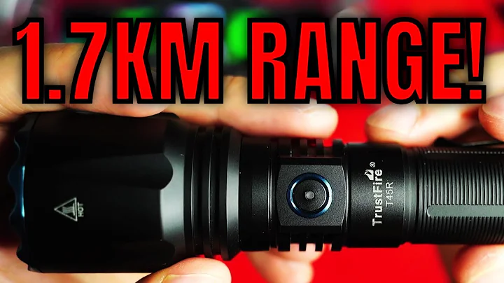 1.7KM Beam In Your Pocket? Trustfire T45R Flashlight Review