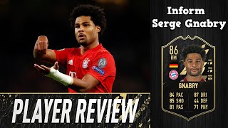 86 INFORM SERGE GNABRY PLAYER REVIEW - FIFA 22 ULTIMATE TEAM