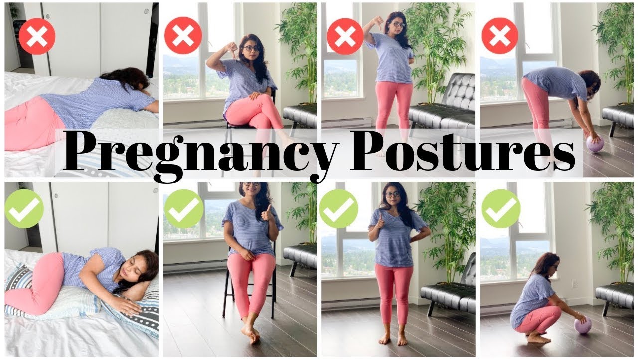 How To Sit Sleep Stand And Walk During Pregnancy Gautam Pragya You