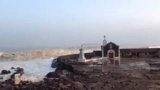 Marejadas en Antofagasta...capilla militar