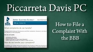 How to File a Complaint With the BBB | (520) 622-6900