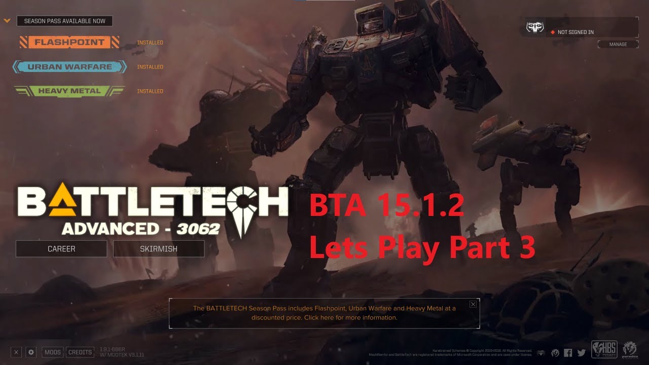 Battletech Advanced 3062 Lets Play Part 3 - Lets get more mechs - YouTube