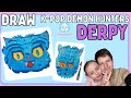 How to Draw Derpy the Tiger 🐯✏️ | K-Pop Demon Hunters Drawing Tutorial (Easy &amp; Cute)