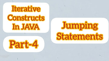 Class 9th ICSE l Iterative Constructs in JAVA l Part-4 l Jumping Statement