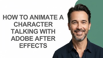 How to Animate a Character Talking with Adobe After Effects - KevinHowTo