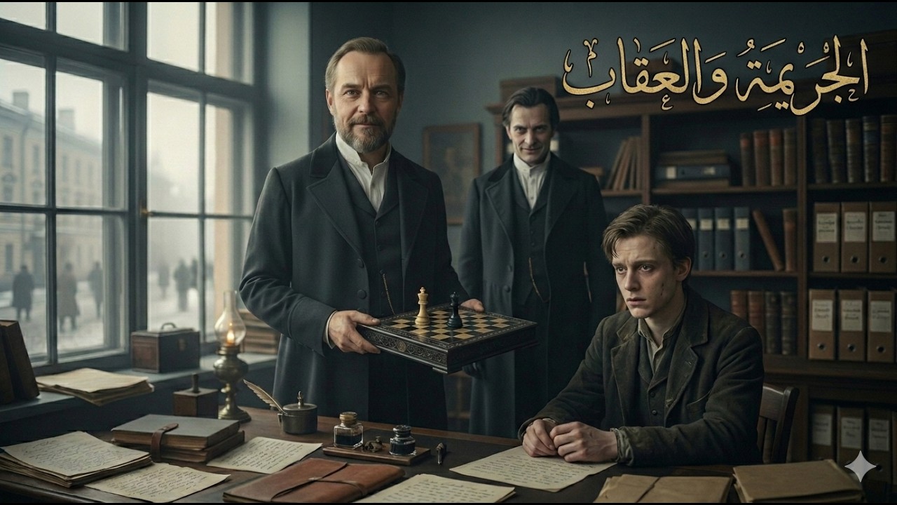 الجريمة والعقاب اعظم روايات الادب العالمي - الصراع بين العبقرية والضمير