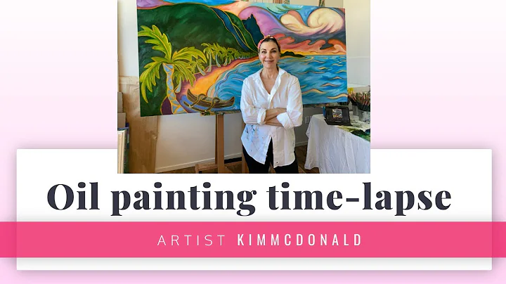 Oil painting time-lapse featuring "Hanalei" on Kauai