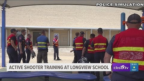 East Texas law enforcement train for active shooter scenario ahead of school year