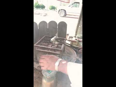 طريقة رباب دلال القهوة بمادة الرصاص والشناذر تبييض الدلال