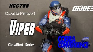 HCC788 - Classified VIPER & PYTHON PATROL VIPER - Classi-Friday G.I. Joe Cobra Convergence 6 review!