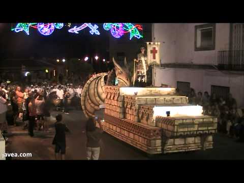 Desfile Moros y Cristianos Xàbia 2014: Abanderada Cristiana