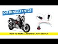 HOW TO INSTALL HAZARD LIGHT SWITCH ON BENELLI TNT 25 IN LAHORE PAKISTAN