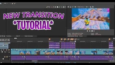 NEW, UNIQUE CHARACTER TRANSITION [Vegas Pro] *TUTORIAL* | 2021