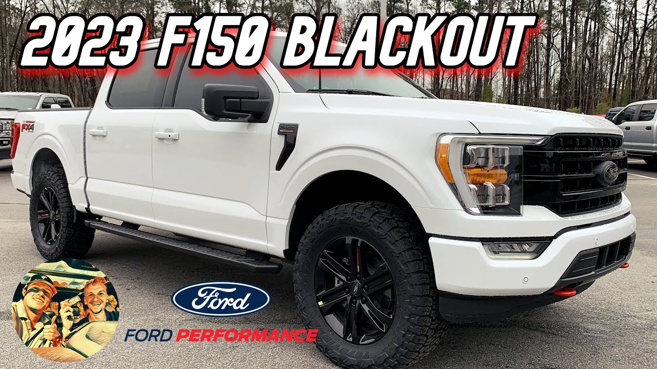 2023 FORD F150 BLACKOUT- Level, Tire/Shock Swap, New Grille & More