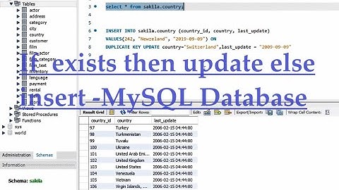 If exists then update else insert - mysql