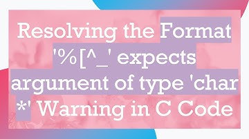 Resolving the Format 