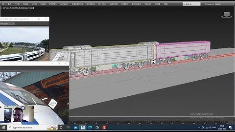 3DsMax Tutorials, Learn 3D Modeling  Vande Bharat Express Train from Scratch in 3Dsmax ( Part 6)