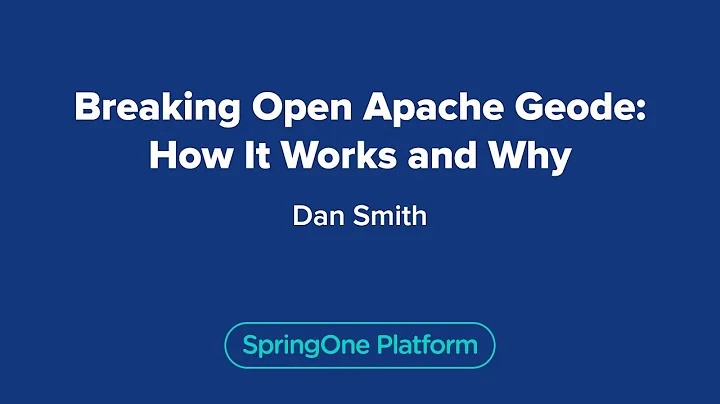 Breaking Open Apache Geode: How It Works and Why