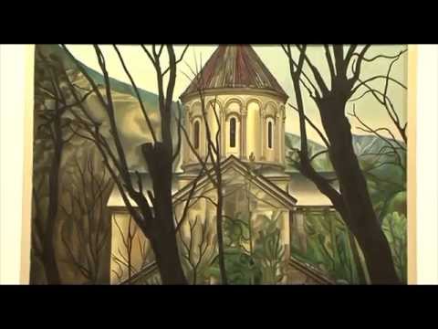 ტილოებზე გაცოცხლებული ქართული ეკლესია-მონასტრები და უძველესი ძეგლები