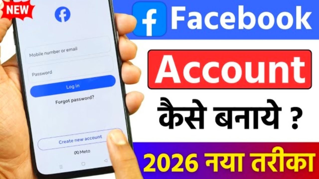 How to Create Facebook Account | Facebook id kaise banaye | new facebook account kaise banaye