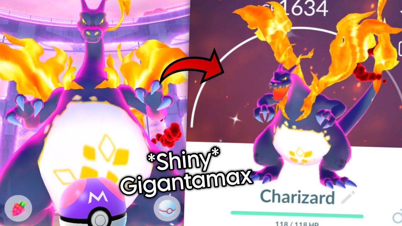 I Caught SHINY GIGANTAMAX CHARIZARD in Pokemon GO. I Caught SHINY GIGANTAMAX CHARIZARD in Pokemon GO.