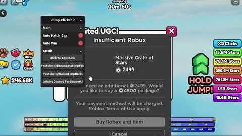 [FREE UGC] Jump Clicker 2 (INSTANT UGC)