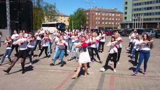 Rumba en moscu daugavpils fleshmob 9 мая 2015