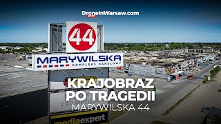 Krajobraz po tragedii - Centrum Handlowe Marywilska 44 po pożarze