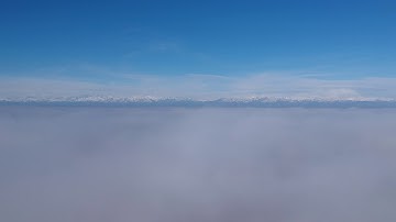 DJI Spark over the fog
