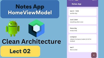 02 Home Screen ViewModel | Notes App | Jetpack Compose | MVVM | Clean Architecture | Android