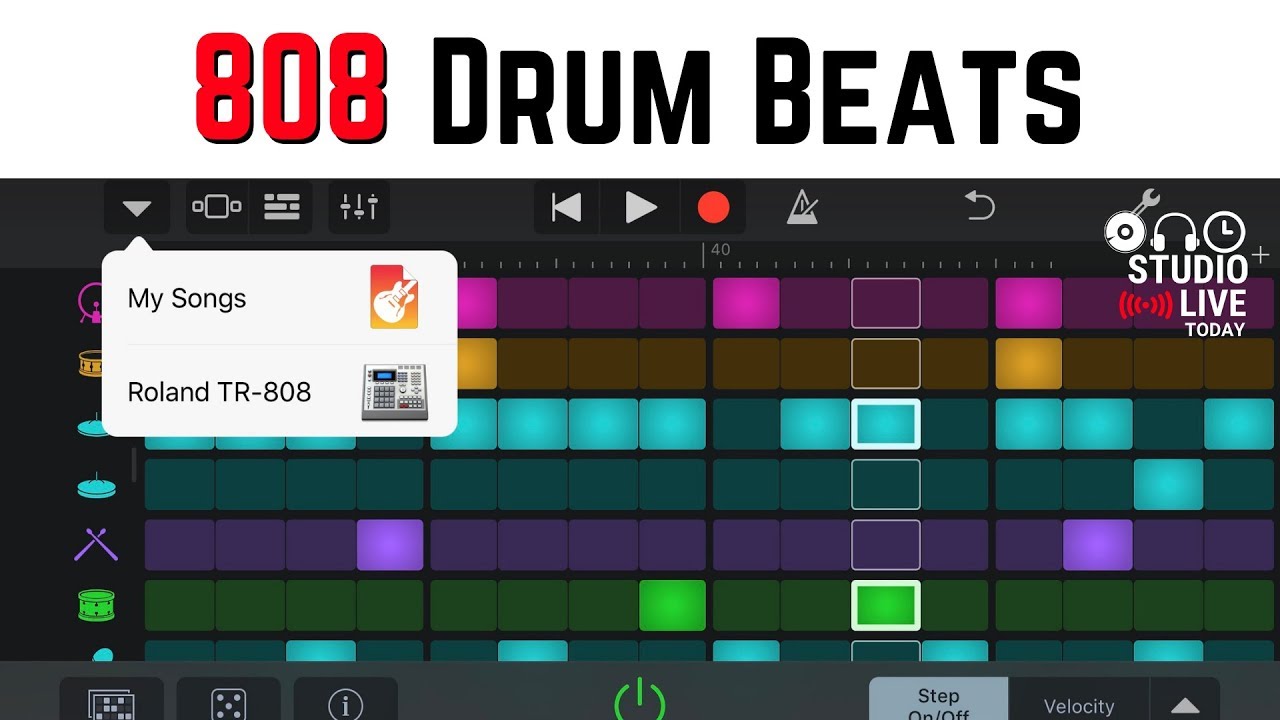 how to create a drum beat in garageband