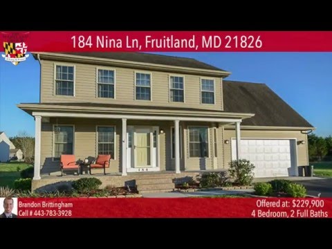 184 Nina Ln, Fruitland, MD home video tour