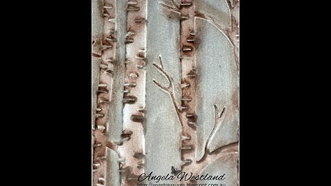 Wet Embossing Technique with a Twist