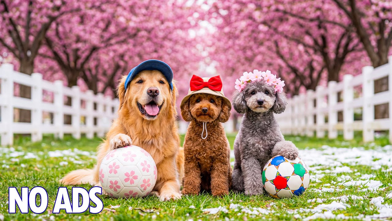 12 часов ТВ для собак 🐶 Снятие тревоги 🌸 Музыка для сна и расслабления