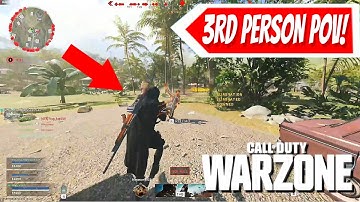 WARZONE: HOW 3RD PERSON POV LOOKS IN PACIFIC WARZONE, INSANE CALDERA HACKER GAMEPLAY