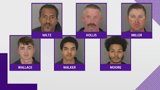 Six men arrested as part of DPS effort to fight human trafficking